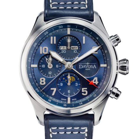 Davosa-Newton-Pilot-Moonphase-Chronograph-Limited-Edition-Watc