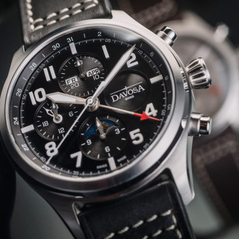 Davosa-Newton-Pilot-Moonphase-Chronograph-Limited-Edition-Watc